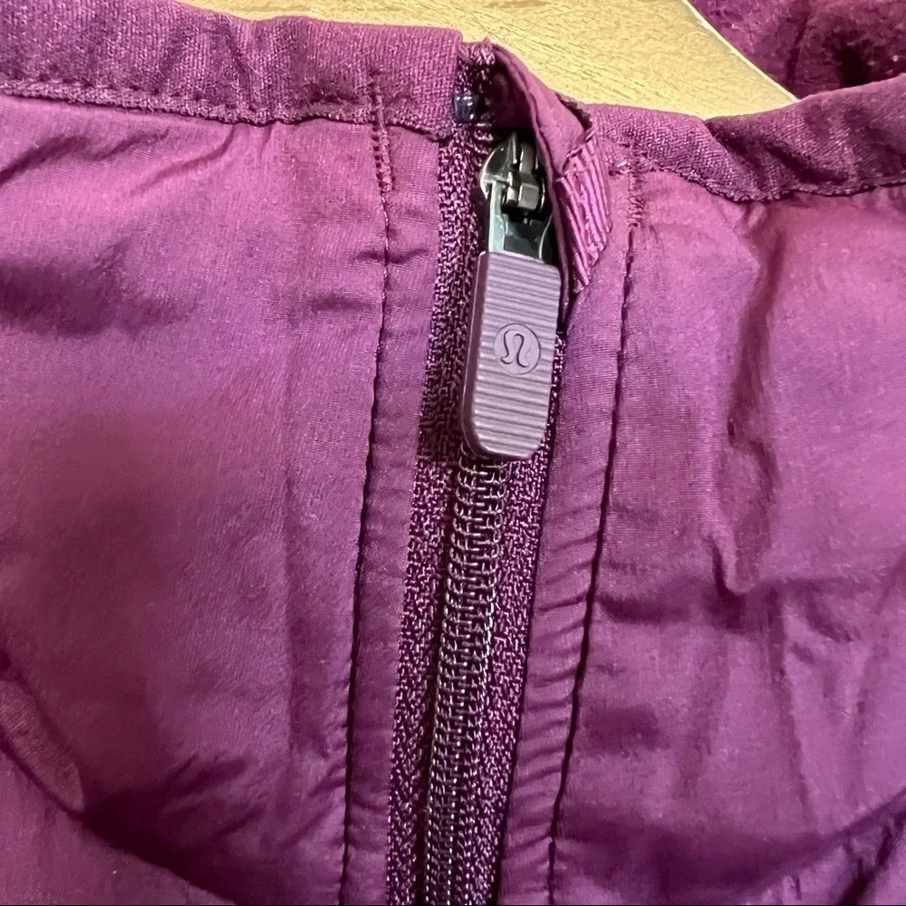 Lululemon- Run For Cold Jacket In Plum Size 4